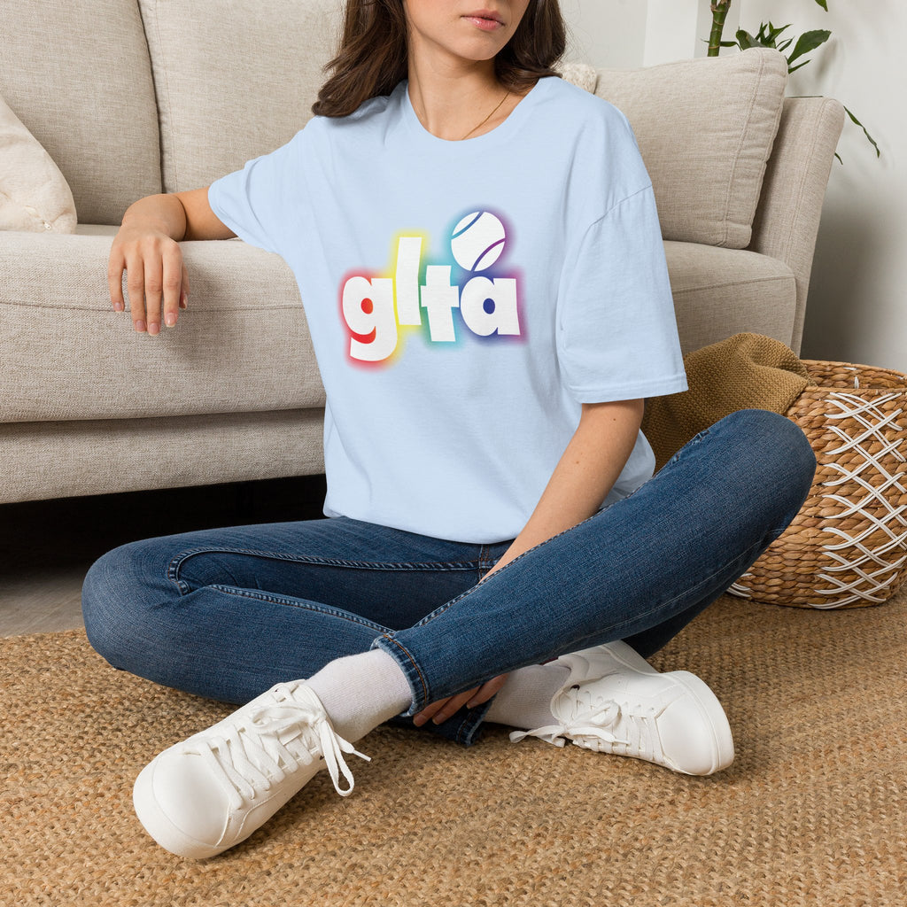 90s GLTA Retro Logo Blur Tee