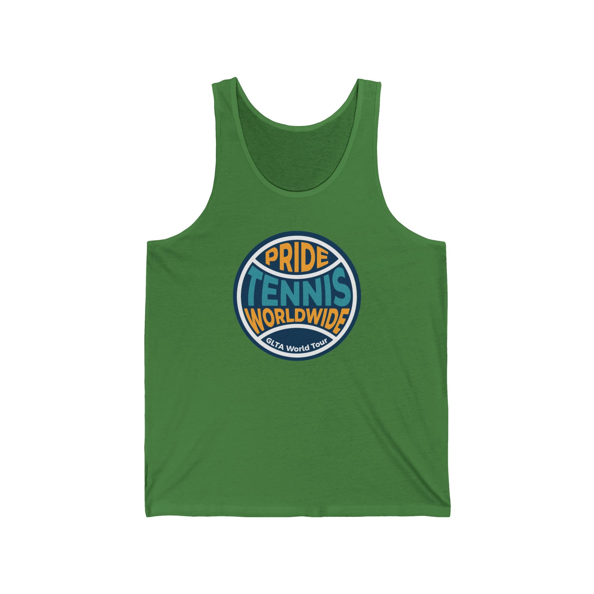 Pride Tennis Tank Retro Circle Design Version 2