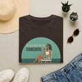 T-Shirt — "I'm Just Here for the Changeovers" Retro Tennis Graphic