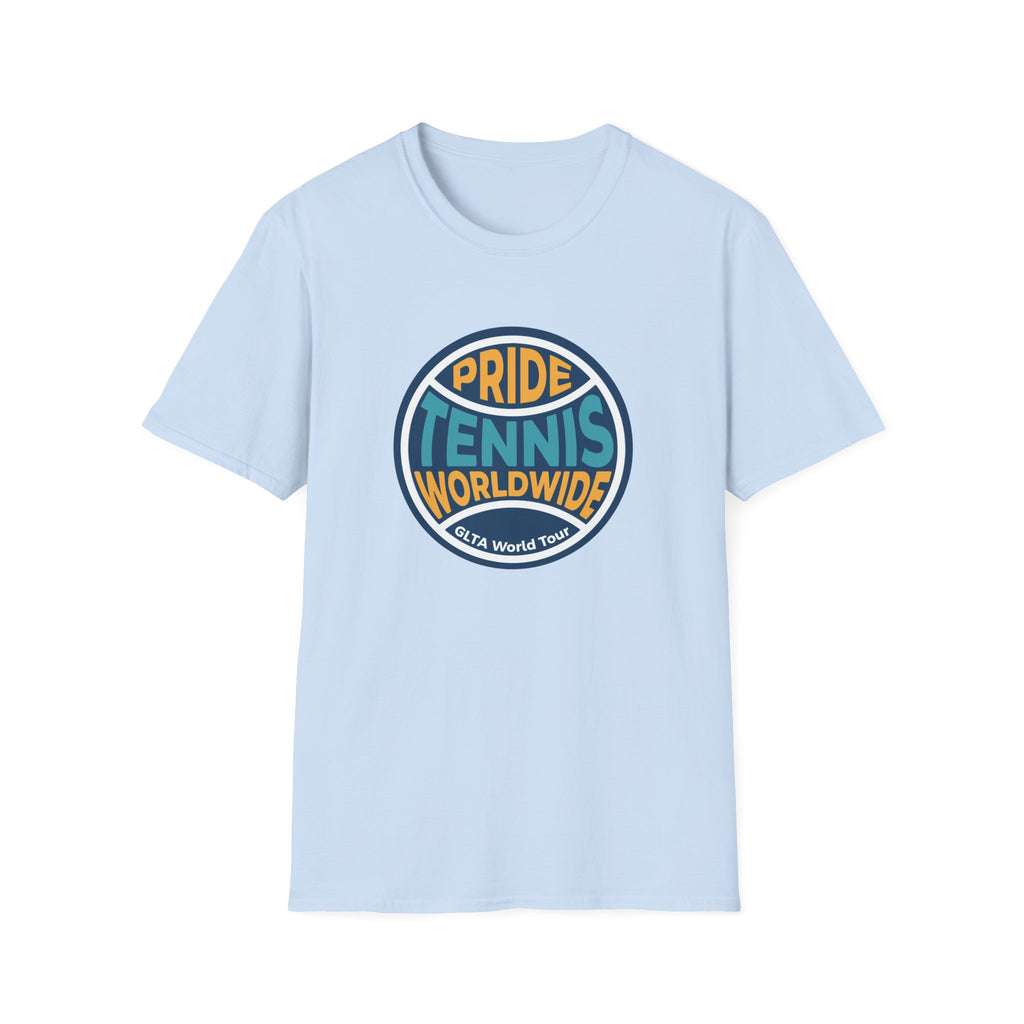 Pride Tennis Tee Retro Circle Design Version 2