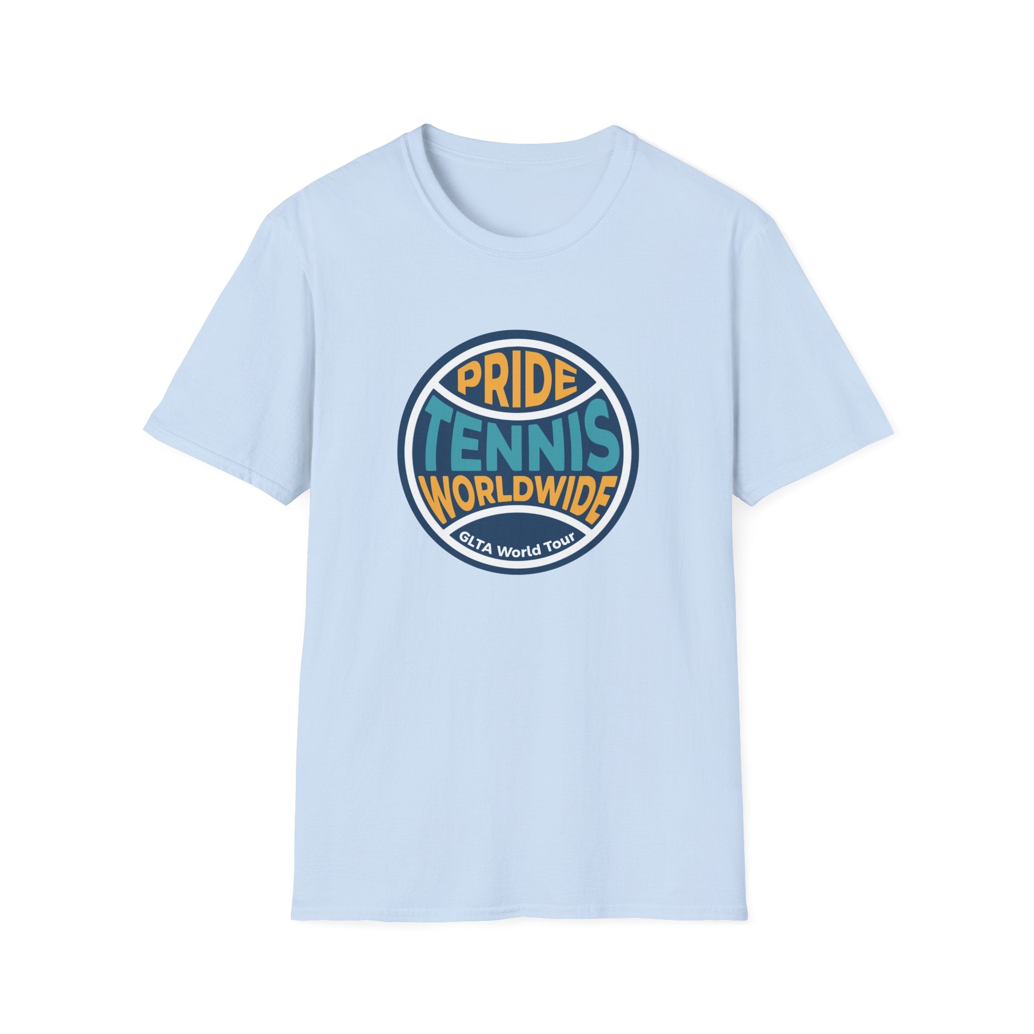 Pride Tennis Tee Retro Circle Design Version 2