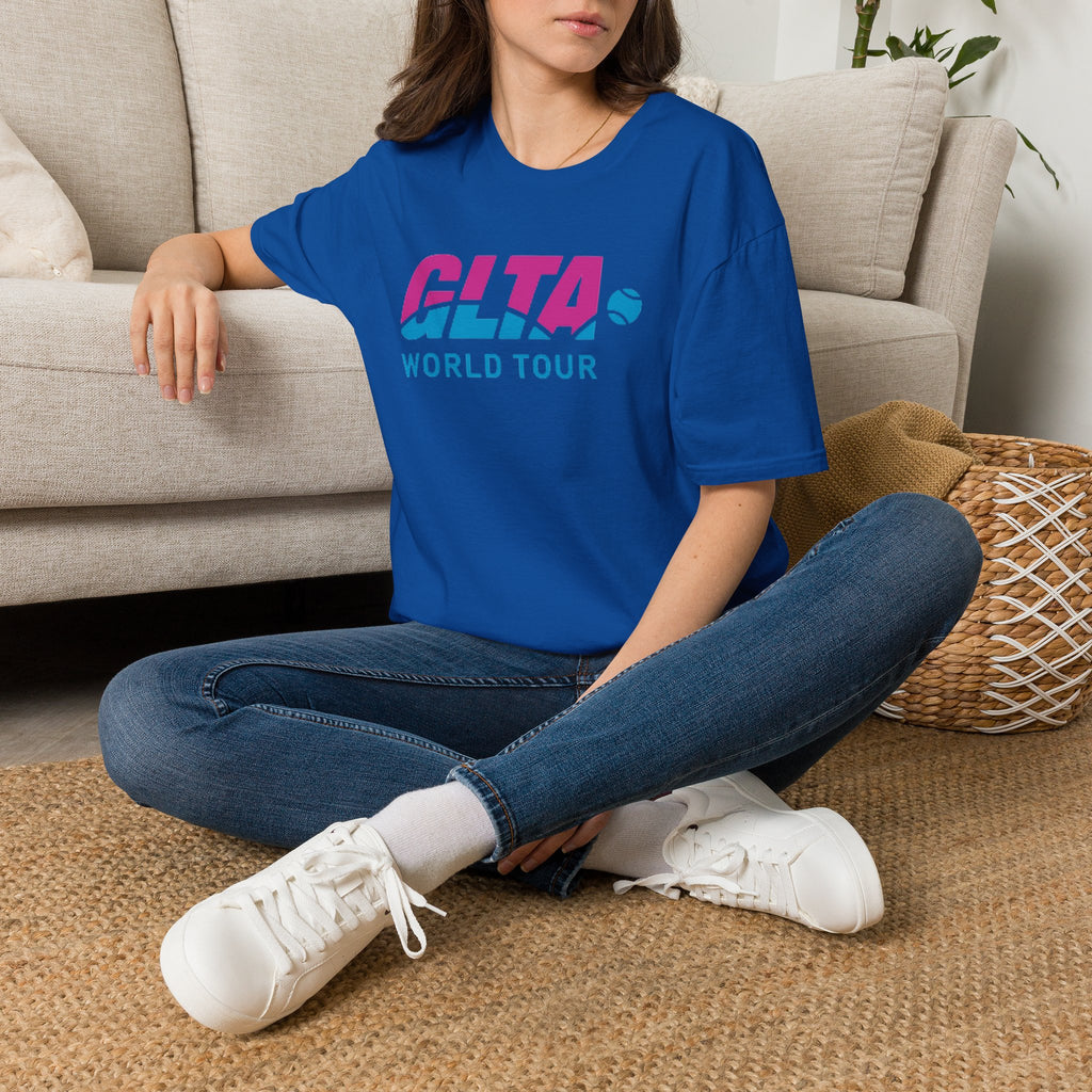 GLTA World Tour T-Shirt — Vintage Tennis Tour Logo Tee