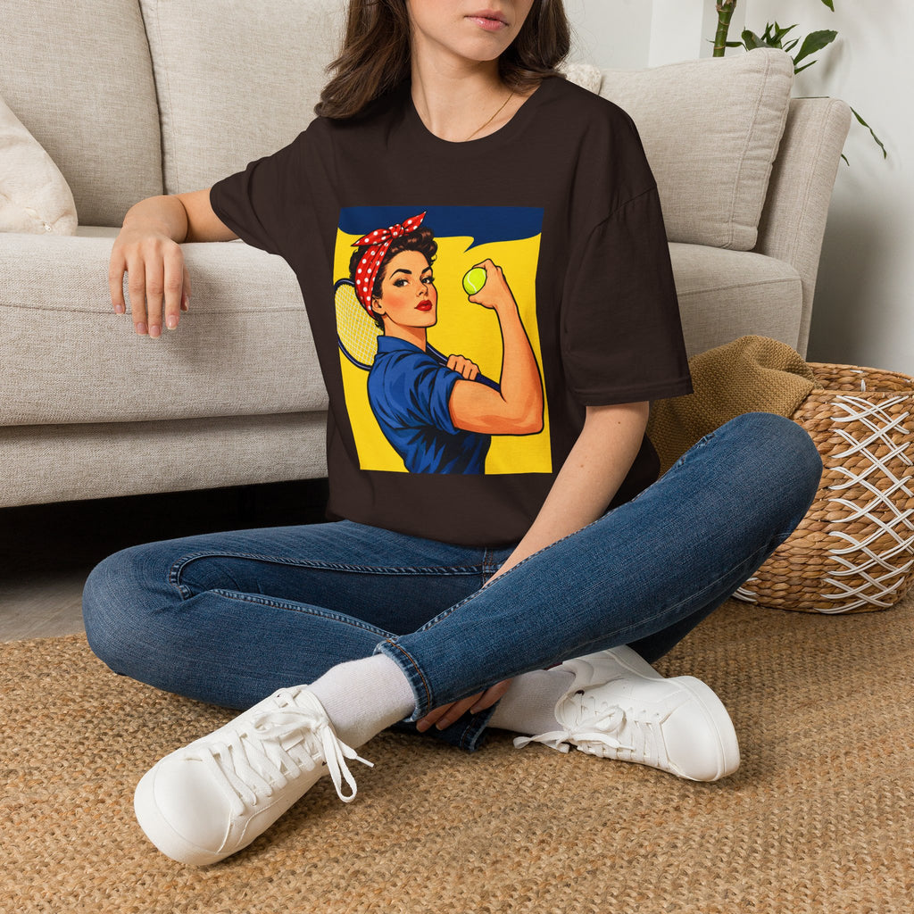 Rosie the Riveter Tennis Power T-Shirt