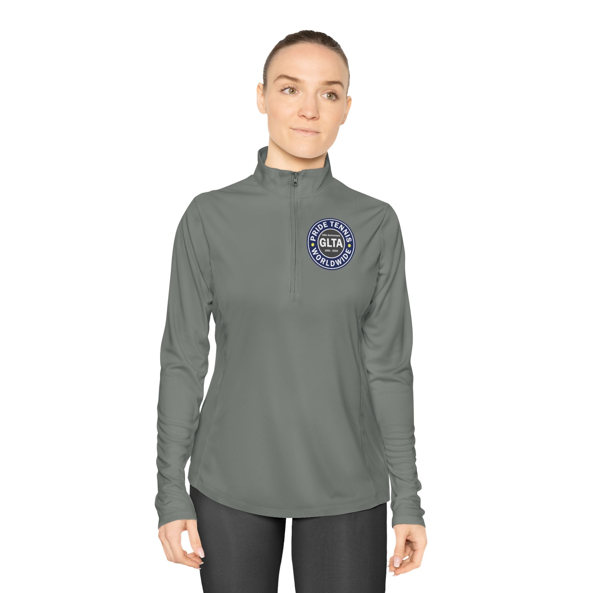 Women's Pride Tennis 35th Anniversary Quarter-Zip Pullover