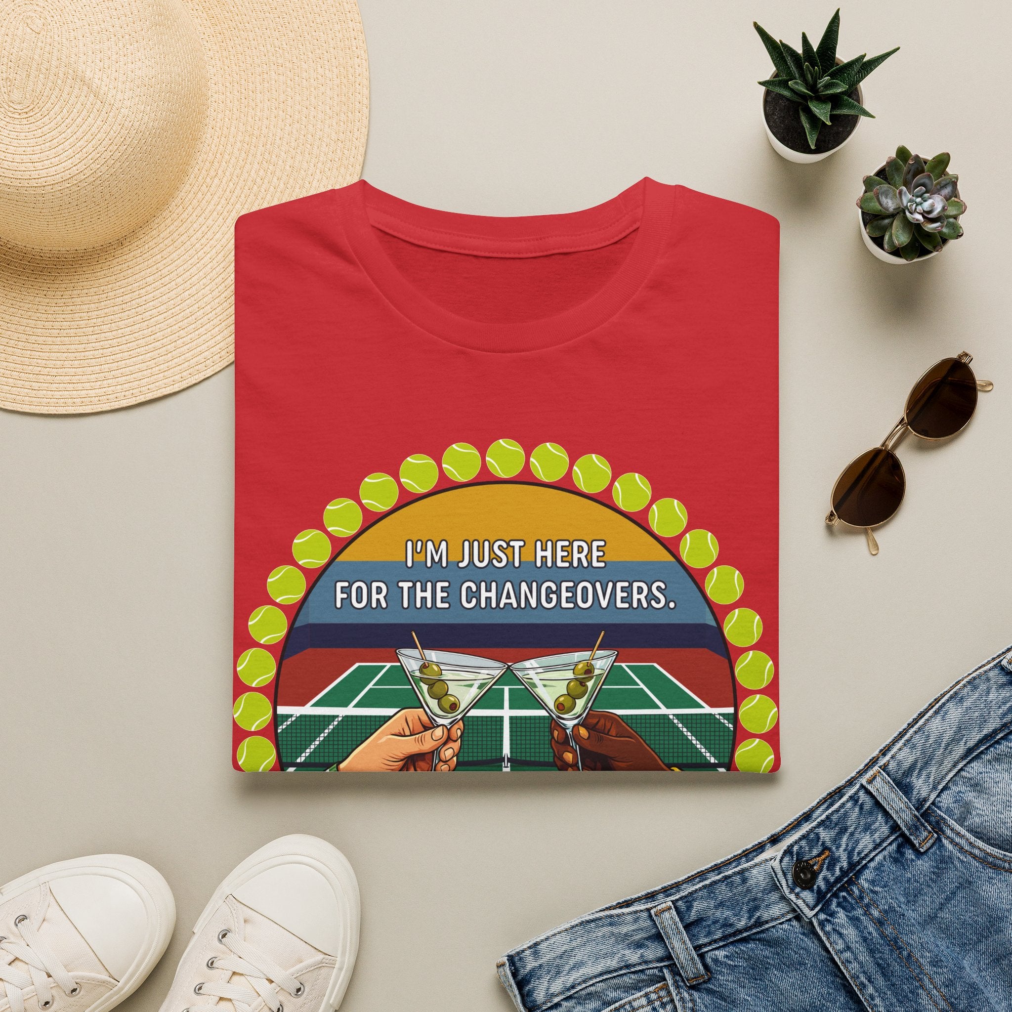Just Here For The Changeovers Tee
