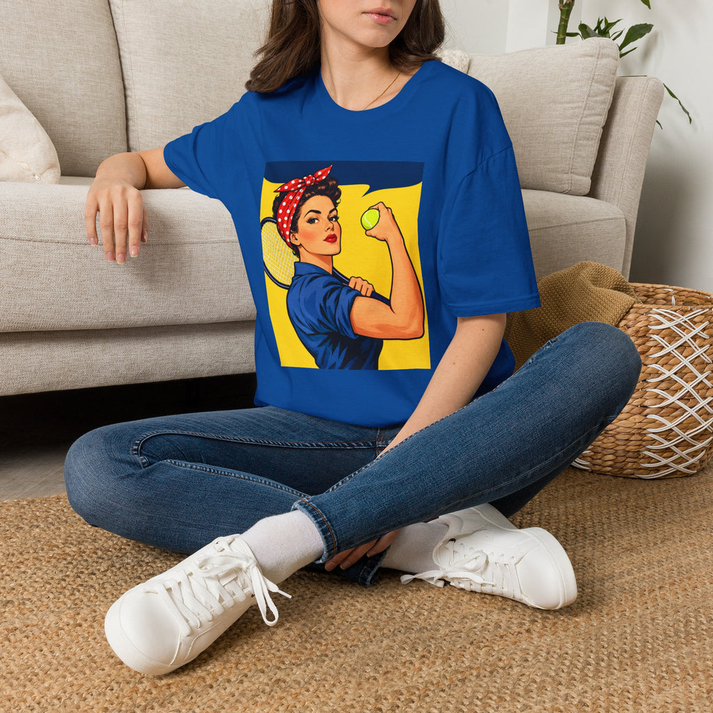 Rosie the Riveter Tennis Power T-Shirt