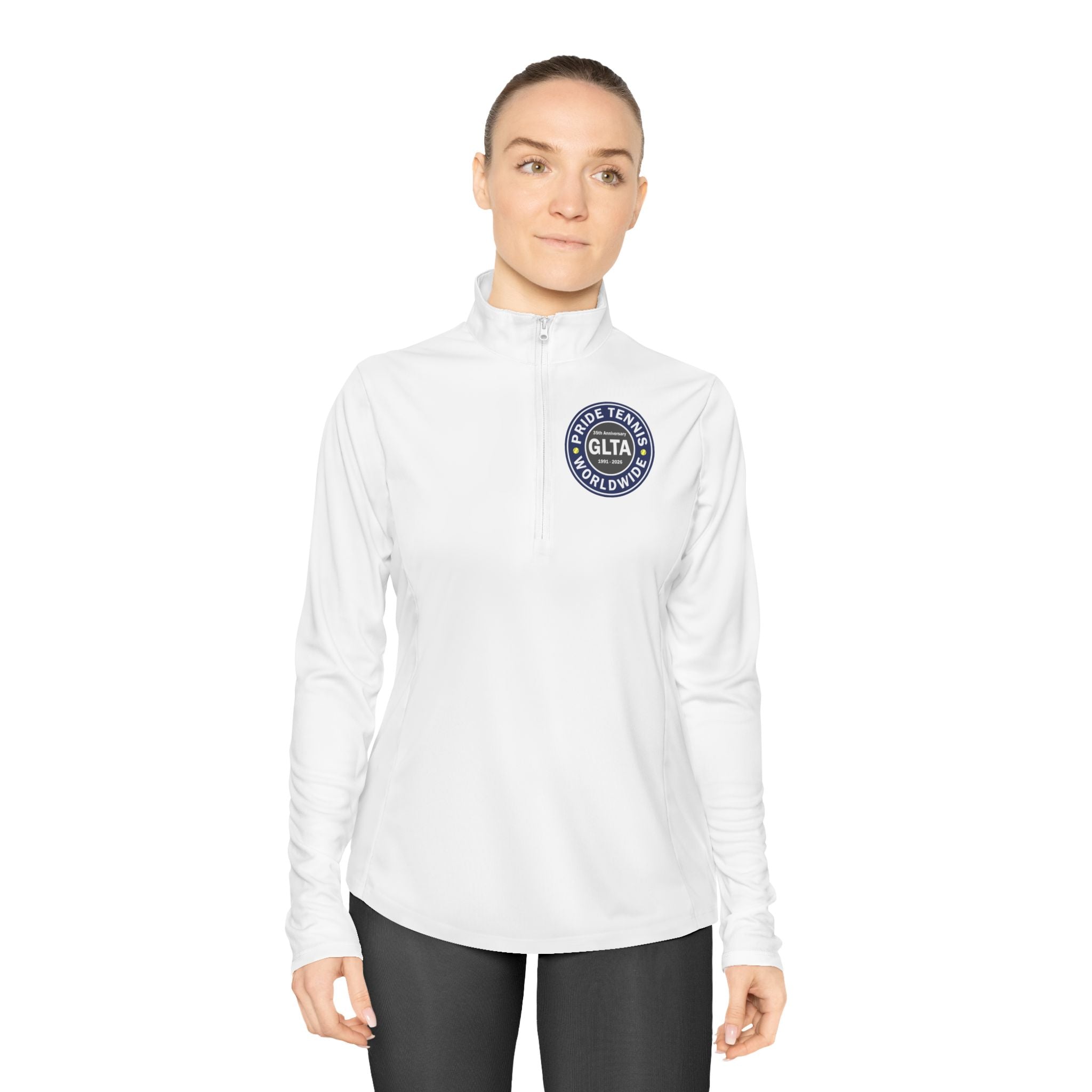 Women's Pride Tennis 35th Anniversary Quarter-Zip Pullover
